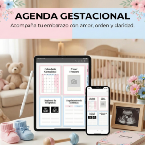 🤰Gestacional Agenda Azul y Rosa