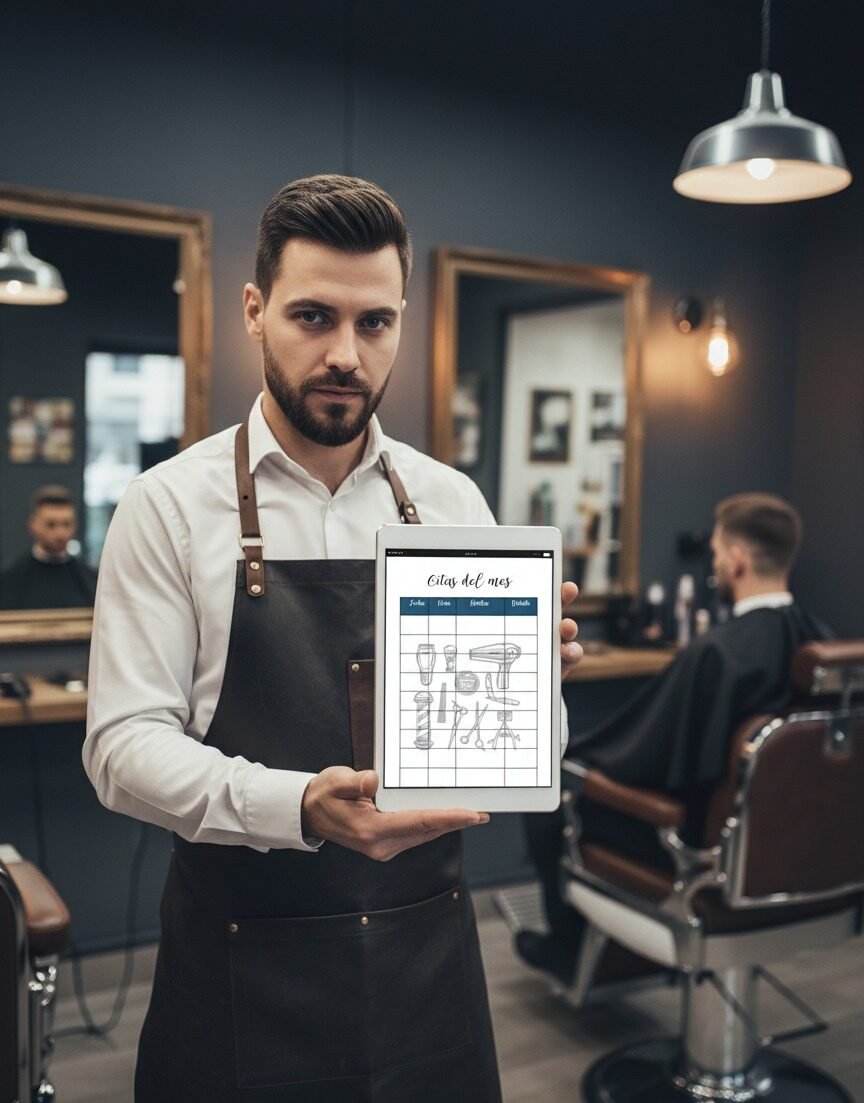 Agenda Digital para Barbería